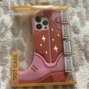 Cowboy Boot iPhone Case- Fits iPhone 14 Pro Max, 13 Pro Max, 12 Pro Max